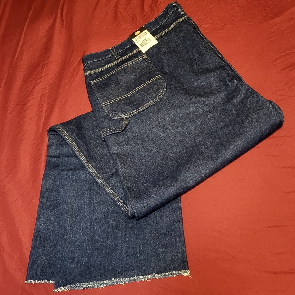 DICKIES carpenter jeans size 54 UL unhemmed NWT work occupational wear - Picture 4 of 7